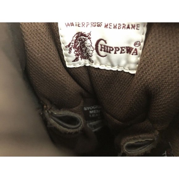 CHIPPEWA Aldarion Men's Work/Safety Leather Boots Water/Oil-proof 13M (A434) - Picture 5 of 10